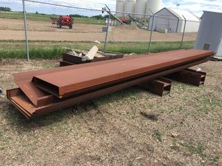20"x30" Steel Plate Bends On Both Sides, (2) 46 1/2"x76"x20" Skid.