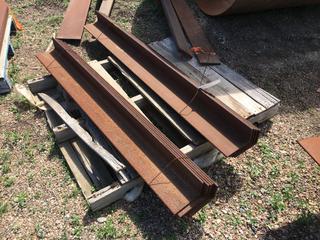 Quantity of 46"x6"x67 1/2" Angle Iron.