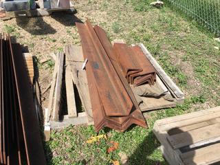 Quantity of 4"x6"x68' Angle Iron.