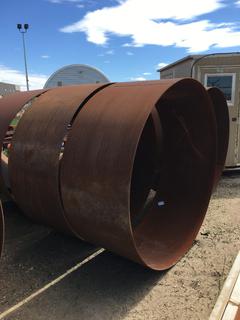 (2) 77'x31 1/2" & (1) 77"x31 1/2" Rolled Steel.