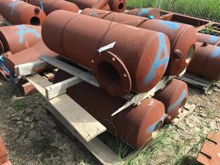 (4) 45"x16" Tanks w/ Flanges.