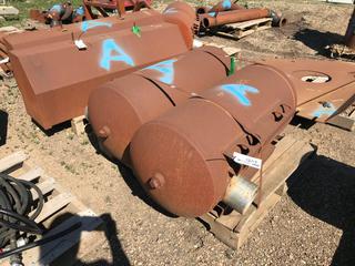 (2) 4'x20" Steel Tanks w/Vents.