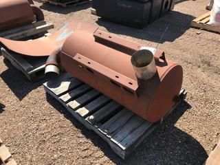 (1) 4'x20" Steel Tank w/Vents.