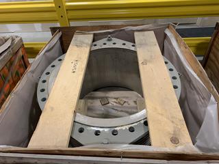 Selling Off-Site -  38" EagleBurgmann  ND Vanstoned Flanged Tied Single Expansion Joint Assembly, Hydro'd @12 PSIG Part # M9848 Tag# 1233-SP-417 CRN: OD 4599.52 - Unused in crate w/Certificate of Conformance. Located at  1845 104 Ave NE #131, Calgary, AB T3J 0R2