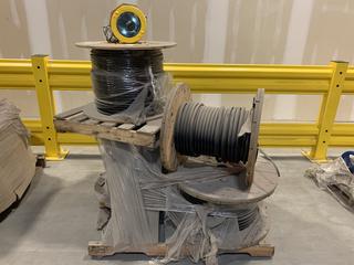 Selling Off-Site -  Rolls of Teck 12 and Teck 14 Cable with Flood Light. Located at  1845 104 Ave NE #131, Calgary, AB T3J 0R2