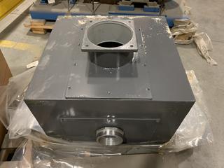 Selling Off-Site -  Power Distribution Box, 8" and 5" Ports - Unused. Located at  1845 104 Ave NE #131, Calgary, AB T3J 0R2