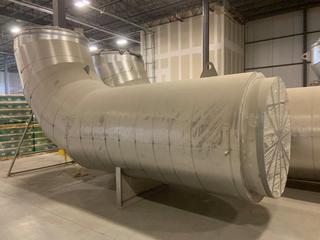 Selling Off-Site -  60" x 32' 3/8" 304L   S/S Flanged Section of Pipe - Insulated with Aluminum Clad and mineral wool 1233-EV-1524-ENGRI 4955B Located at  1845 104 Ave NE #131, Calgary, AB T3J 0R2