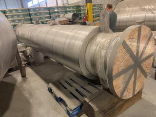 Selling Off-Site - 24" x 16' 3/8" 304L  S/S Flanged Section of Pipe - Insulated with Aluminum Clad and mineral wool 1233-EN-610-ENGRI 4948A Located at 1845 104 Ave NE #131, Calgary, AB T3J 0R2