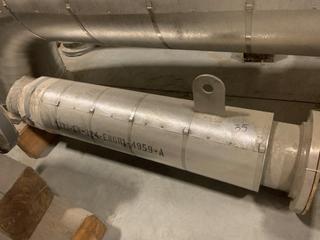 Selling Off-Site - 12" x 6'6" 3/8" 304L  S/S Flanged Section of Pipe - Insulated with Aluminum Clad and mineral wool 1233-EV-324-ENGRI 4959A Located at  1845 104 Ave NE #131, Calgary, AB T3J 0R2