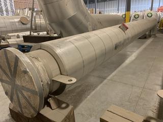 Selling Off-Site - 24" x 38' 3/8" 304L  S/S Flanged Section of Pipe - Insulated with Aluminum Clad and mineral wool 1233-EN-610-ENGRI 4947D Located at  1845 104 Ave NE #131, Calgary, AB T3J 0R2