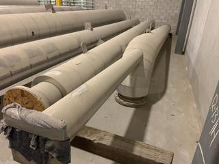 Selling Off-Site - 24" x 36' 3/8" Flanged Section of Pipe - Insulated with Aluminum Clad and mineral wool  Located at  1845 104 Ave NE #131, Calgary, AB T3J 0R2