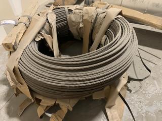 Selling Off-Site -  Approx 8307 ft (2826 kg) of 15.24mm  ASTM A416 Prestressed Concrete 7-Wire Strand - 270K stensile strngth, breaking load 281.9kN Located at  1845 104 Ave NE #131, Calgary, AB T3J 0R2