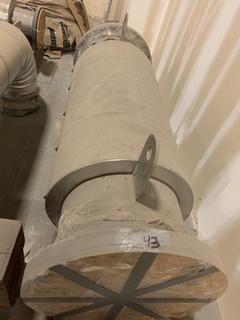 Selling Off-Site - 36" x 8' 3/8" Flanged Section of Pipe - Insulated with Aluminum Clad and mineral wool  Located at  1845 104 Ave NE #131, Calgary, AB T3J 0R2