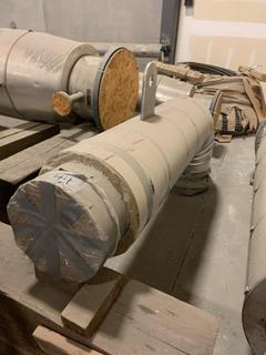 Selling Off-Site - 12" x 6' 3/8" Flanged Section of Pipe - Insulated with Aluminum Clad and mineral wool  Located at  1845 104 Ave NE #131, Calgary, AB T3J 0R2