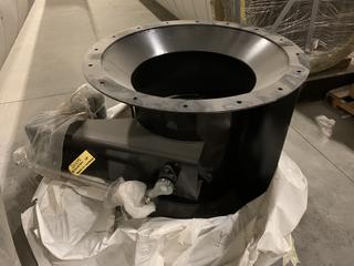 Selling Off-Site -Flanged Automated Valve 38" Outside Diameter, 22.5" Inside Diameter Located at  1845 104 Ave NE #131, Calgary, AB T3J 0R2