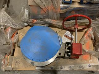 Selling Off-Site - 12' Butterfly Valve - unused Located at  1845 104 Ave NE #131, Calgary, AB T3J 0R2