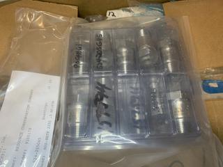Selling Off-Site -  Qty of 54 x NOZ-BETE 2205 .5" MP187M Spray Nozzles Parts Number 524-205G45 (18), NOZ-BETE 2205 1" MP375M Spray Nozzles Parts Number 524-205G51 (18),NOZ-BETE 2205 1/4" P80 Spray Nozzles Parts Number 524-205G09 (18) - unused in crate Located at  1845 104 Ave NE #131, Calgary, AB T3J 0R2