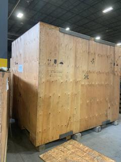 Selling Off-Site -  2012 195.3m2 Spiral Heat Exchanger and spare parts SA-516 Grade 60/70, 310cmL x 220cmWx260cmH, 19500 kg - unused in crate Located at  1845 104 Ave NE #131, Calgary, AB T3J 0R2