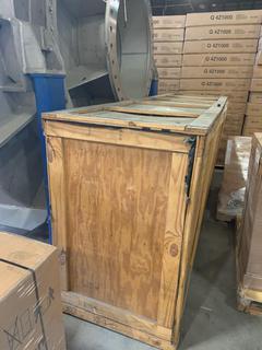 Selling Off-Site -  Qty of Koch Otto York Separations Technology Demister Mist Eliminator, DM SEC227 .5x12 2205 RW 2205, Part #910017801 - unused in crate Located at  1845 104 Ave NE #131, Calgary, AB T3J 0R2