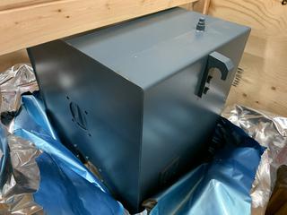 Selling Off-Site -   HGB 3/4 Terminal Box Spare Parts and Valve 55" x 44' x 50" 280 lbs - Unused in Crate *Note Works with #61. Located at  1845 104 Ave NE #131, Calgary, AB T3J 0R2