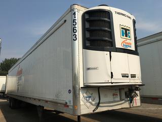 2017 Utility 53' T/A Refrigerated Van Trailer c/w Thermo King Reefer, Unit # 1563, Air Ride, Sliding Axle, VIN 1UYVS2539H2950017.