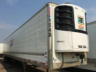 2016 Utility T/A Refrigerated Van Trailer c/w Thermo King Reefer, Air Ride, Sliding Axle, Unit # 1548, VIN 1UYVS2536GU822207.