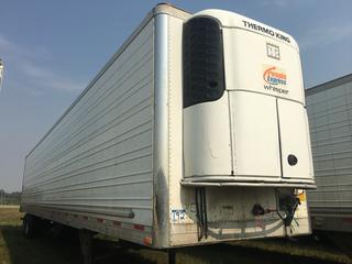 2014 Utility 53' T/A Refrigerated Van Trailer c/w Thermo King Reefer, Air Ride, Sliding Axle, Unit # 1514, VIN 1UYVS2534EU836619.