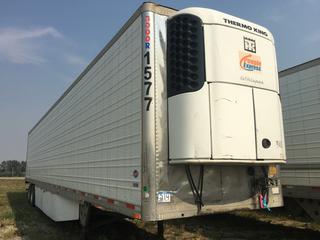 2012 Utility 53' T/A Refrigerated Van Trailer c/w Thermo King Reefer, Air Ride, Sliding Axle, Unit # 1577, VIN 1UYVS253XCM330502. Reefer S/N 6001103822. Hours Showing 4069.