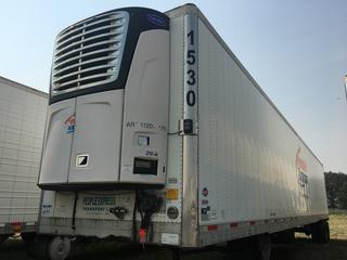 2011 Utility 53' T/A Refrigerated Van Trailer c/w Carrier Reefer, Air Ride, Sliding Axle, Unit # 1530, VIN 1UYVS2534BU016701.