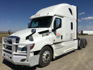 2019 Freightliner New Cascadia Truck Tractor T/A Truck Tractor c/w Detroit DD15 14.8L Engine, Auto Trans, Air & Hydraulic Brakes, 126" Sleeper Cab, Showing 933,026 KMS, Unit # 51186, VIN 3AKJHHDR2KSJX9354.