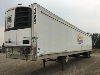 2017 Utility 53' T/A Refrigerated Van Trailer c/w Thermo King Reefer, Air Ride, Sliding Axle, Unit # 1565, VIN 1UYVS2532H2950019.