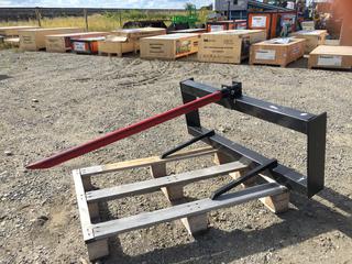 Hay Spear To Fit Skid Steer. Control # 8100.