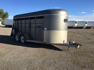 1992 Southland and Welding 17' T/A Livestock Trailer c/w ST225/75R15 Tires. VIN 2S9PF3354N1023953