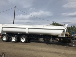 Selling Off-Site 2001 Midland Triaxle End Dump. VIN 2MFB2R5D118001408. Located at 5717 - 84 Street SE Calgary, AB Call Johnnie @ 403-990-3978 For Further Information and Viewing.