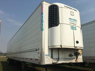 2014 Utility 53' T/A Refrigerated Van Trailer c/w Thermo King Reefer, Air Ride, Sliding Axle, Unit # 1515, VIN 1UYVS2530EU836620. Reefer S/N 6001140780, Hours Showing 25898.