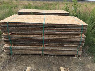 (3) Lifts 4'x8' OSB Various Thickness Approx. 15 Sheets Per Lift. Control # 8002.