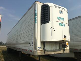 2013 Utility 53' T/A Refrigerated Van Trailer c/w Thermo King Reefer, Air Ride, Sliding Axle, Unit # 1523, VIN 1UYVS2533DU627905 Reefer S/N 6001117894 Hours 36504.