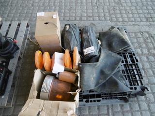(2) Rolls of Poly, Hazard Lights, Inner Tubes, Roll of Ind Shield CSA FT-4 Wire.