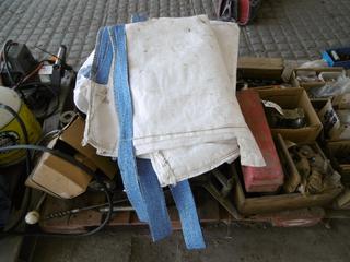 Canvas Construction Waste Bags, Road Flares, Plastic Strapping, Drill Bits.