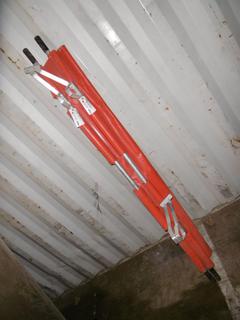 Folding Pole Stretcher - Orange.