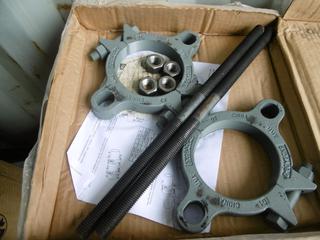 4" E Coat Epoxy Restraints & Accessories for PVC Pipe Bell Joints.