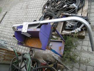 Purple Cart for Propane/Acetylene Tank & Wingspan Wall Stand Off.