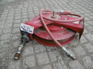 Air Hose on Reel 1/2".