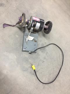 Bench Buffer Utility Motor 1 Phase, 1/2 Hp 80 Amp.