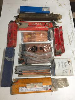 Quantity of Assorted Welding Rod.