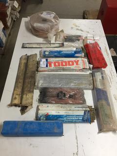 Quantity of Assorted Welding Rod.