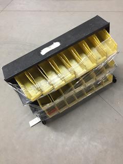 Metal Shelf w/ Bolt Bin Containers 10 1/2" x 31 1/2" x 23"H.