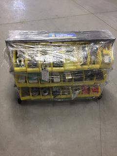 Metal Shelf w/ Bolt Bin Containers 10 1/2" x 31 1/2" x 23"H.