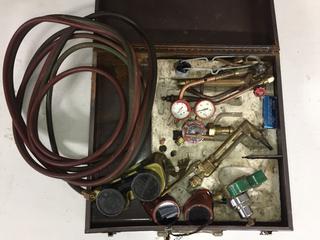 Sure Flame Gas & Oxygen Regulators w/ Hoses, Nozzle Tips, etc.