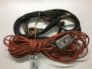 Extension Cord & Booster Cables.